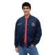 Tommy Hilfiger Ανδρικό μπουφάν Crest Patch Relaxed Satin Bomber Jacket